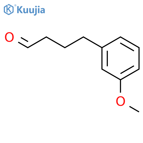 4-(3-methoxyphenyl)butanal structure