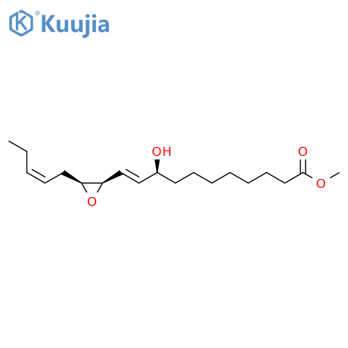Methyl 12(R),13(S)-Epoxy-9(S)-hydroxy-10(E),15(Z)-octadecadienoate structure