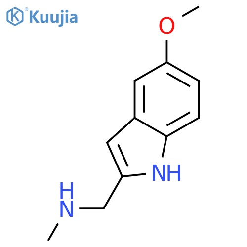 [(5-Methoxy-1H-indol-2-yl)methyl]methylamine structure