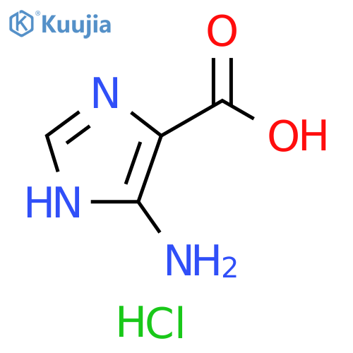 5-aMino-1H-iMidazole-4-carboxylic acid hydrochloride structure