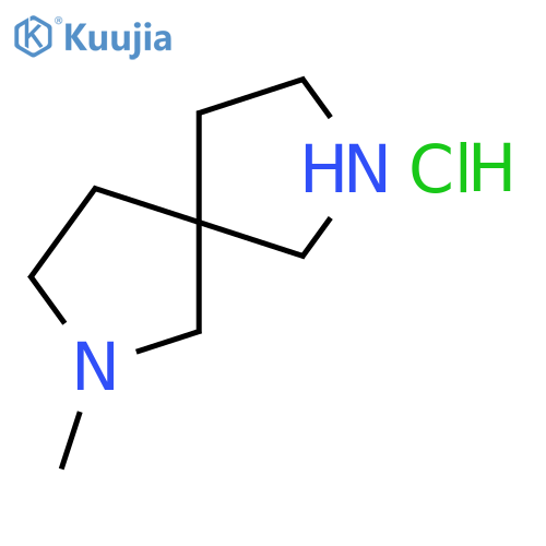 2-Methyl-2,7-diazaspiro[4.4]nonane dihydrochloride structure