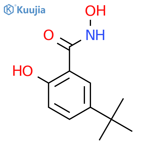Benzamide, 5-(1,1-dimethylethyl)-N,2-dihydroxy- structure