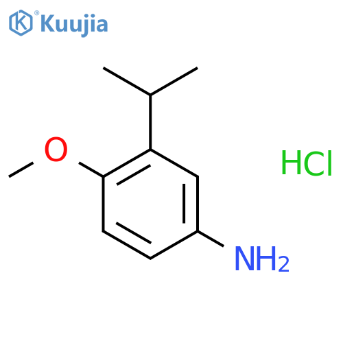 3-isopropyl-4-methoxybenzenamine Hydrochloride structure