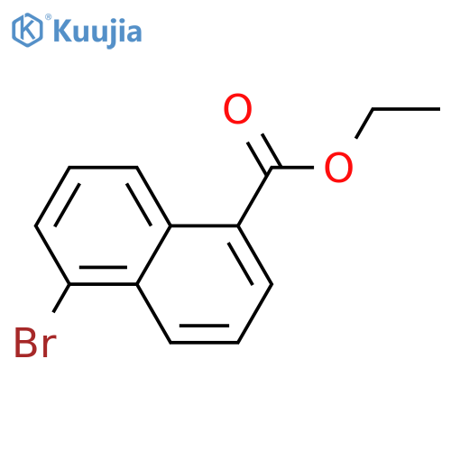 Ethyl 5-bromo-1-naphthoate structure