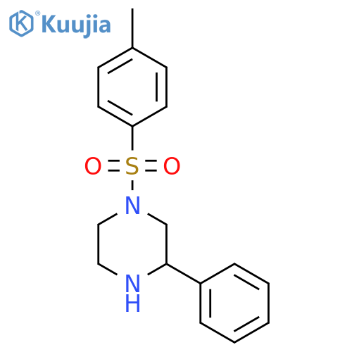 3-PHENYL-1-(TOLUENE-4-SULFONYL)-PIPERAZINE structure