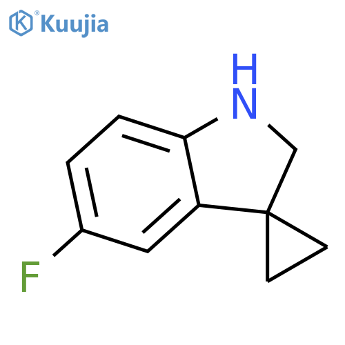 5'-fluoro-1',2'-dihydrospiro[cyclopropane-1,3'-indole] structure
