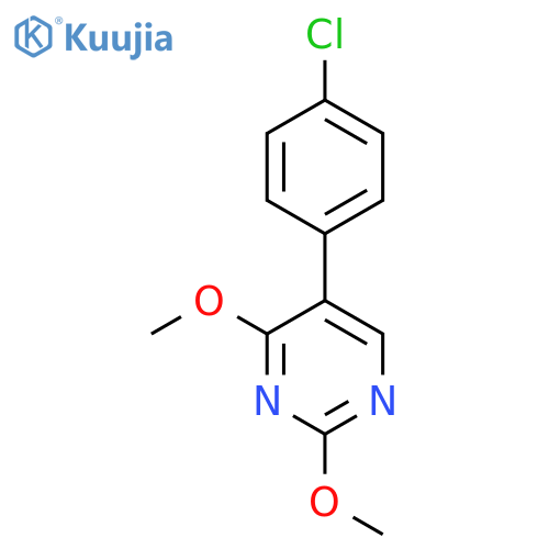 5-(4-Chloropheny)2,4-dimethoxy-pyrimidine structure