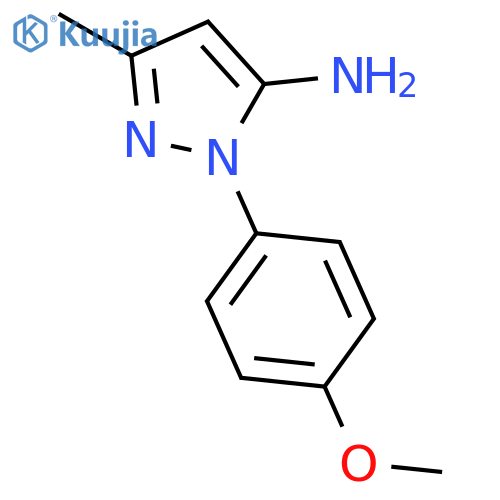 1-(4-Methoxyphenyl)-3-methyl-1H-pyrazol-5-amine structure