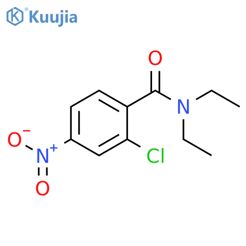 2-Chloro-n,n-diethyl-4-nitrobenzamide structure