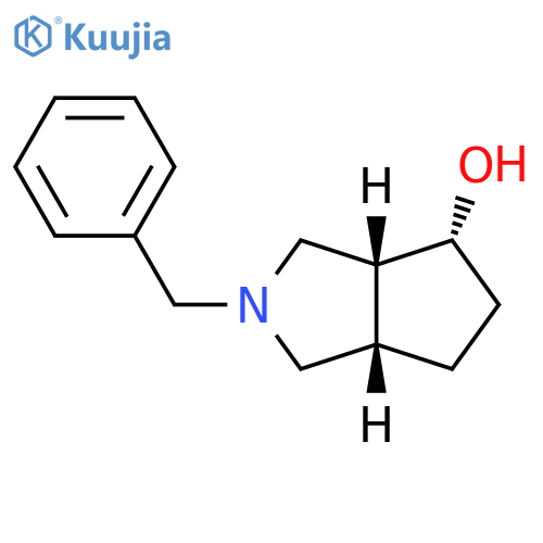 rac-(3aR,4R,6aS)-2-benzyl-octahydrocyclopenta[c]pyrrol-4-ol structure