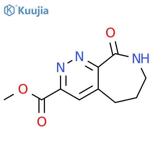 6,7,8,9-tetrahydro-9-oxo-5H-Pyridazino[3,4-c]azepine-3-carboxylic acid methyl ester structure