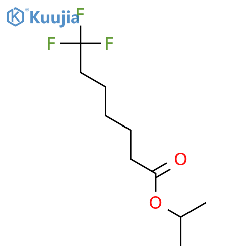 HEPTANOIC ACID, 7,7,7-TRIFLUORO-, 1-METHYLETHYL ESTER structure