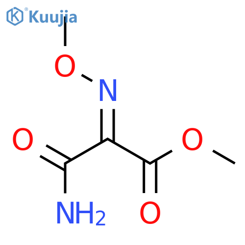Propanoic acid, 3-amino-2-(methoxyimino)-3-oxo-, methyl ester, (Z)- structure