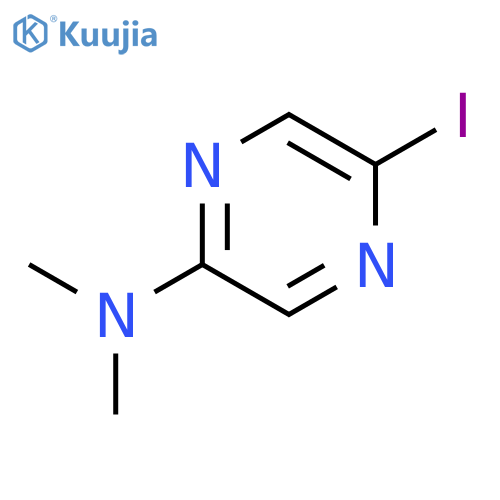 5-Iodo-N,N-Dimethylpyrazin-2-Amine structure