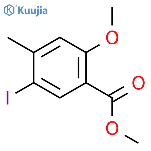 Methyl 5-iodo-2-methoxy-4-methylbenzoate structure