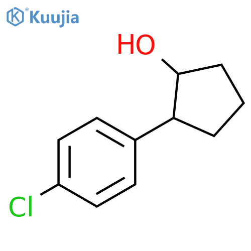 2-(4-chlorophenyl)cyclopentanol structure