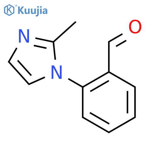 2-(2-Methyl-1H-imidazol-1-yl)benzaldehyde structure