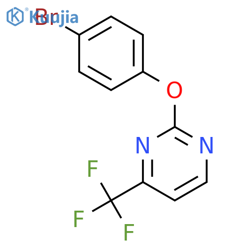 2-(4-Bromophenoxy)-4-(trifluoromethyl)pyrimidine structure