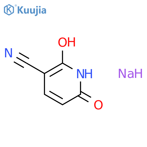 3-Cyano-6-hydroxypyridone Sodium Salt structure