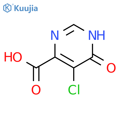 5-Chloro-6-oxo-1,6-dihydropyrimidine-4-carboxylic acid structure