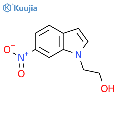 2-(6-Nitroindol-1-yl)-ethanol structure