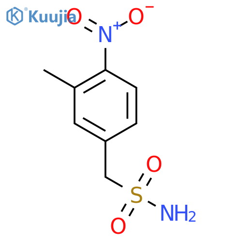 (3-methyl-4-nitrophenyl)methanesulfonamide structure