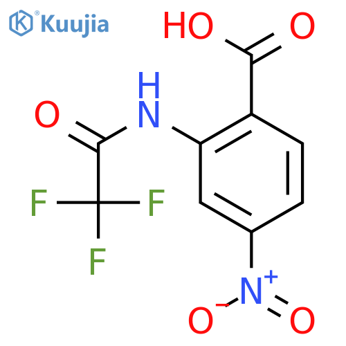 4-nitro-2-(trifluoroacetamido)benzoic acid structure