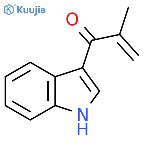 1-(1H-indol-3-yl)-2-methylprop-2-en-1-one structure