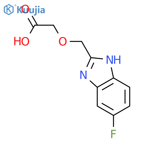 (5-fluoro-1H-benzimidazol-2-yl)methoxyacetic Acid structure