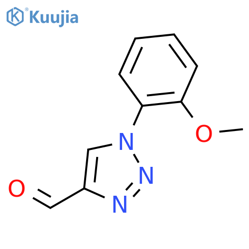 1-(2-methoxyphenyl)-1H-1,2,3-triazole-4-carbaldehyde structure