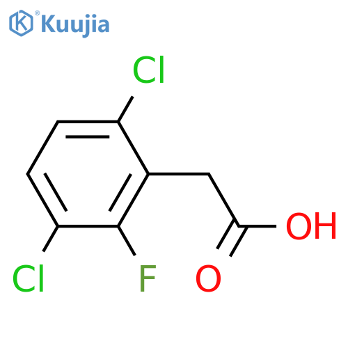 3,6-Dichloro-2-fluorophenylacetic acid structure