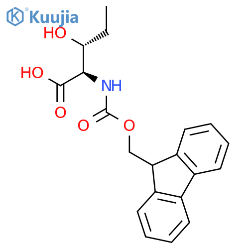 rel-(3R)-N-(9H-Fluoren-9-ylmethoxy)carbonyl-3-hydroxy-D-norvaline structure