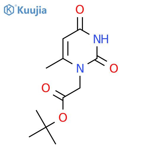 tert-butyl (6-methyl-2,4-dioxo-3,4-dihydropyrimidin-1(2H)-yl)acetate structure