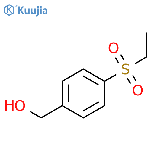 Benzenemethanol, 4-(ethylsulfonyl)- structure