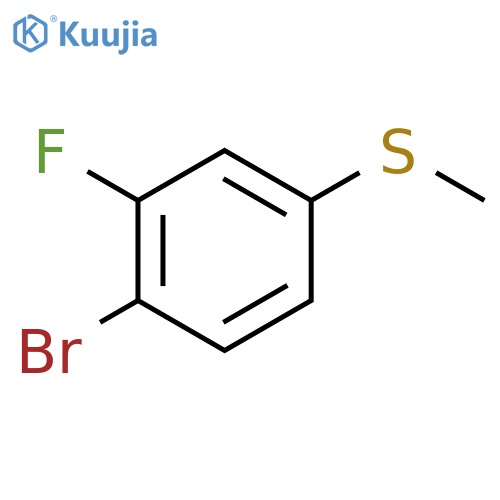 4-Bromo-3-fluorothioanisole structure