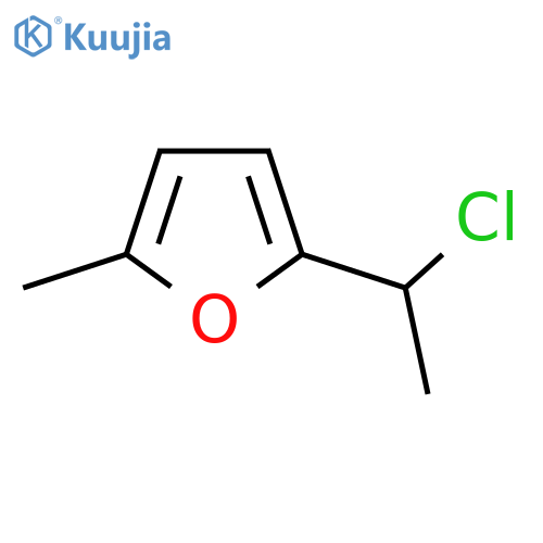 2-(1-Chloroethyl)-5-methylfuran structure