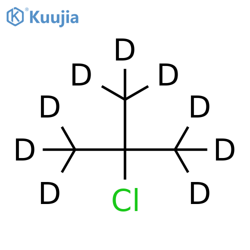 2-Chloro-2-methylpropane-d9 structure