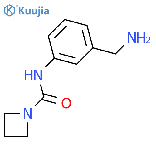 1-Azetidinecarboxamide, N-[3-(aminomethyl)phenyl]- structure