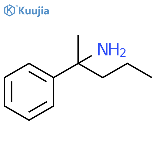 Benzenemethanamine, a-methyl-a-propyl- structure