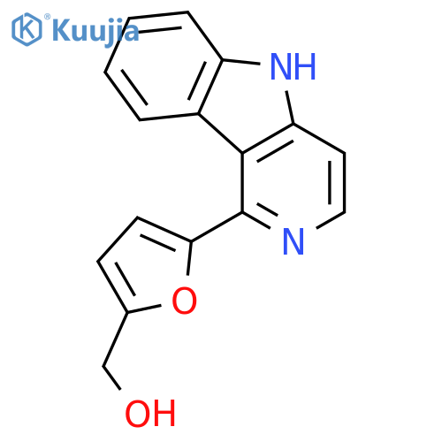 1-[5-(hydroxymethyl)furan-2-yl]-5H-pyrido[4,3-b]indole structure