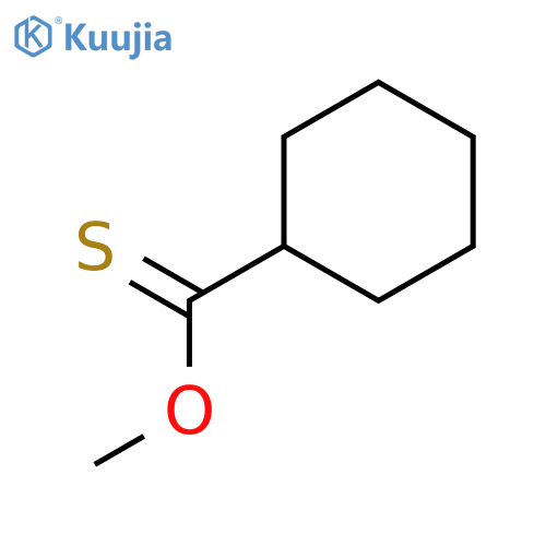 Cyclohexanecarbothioic acid, O-methyl ester structure