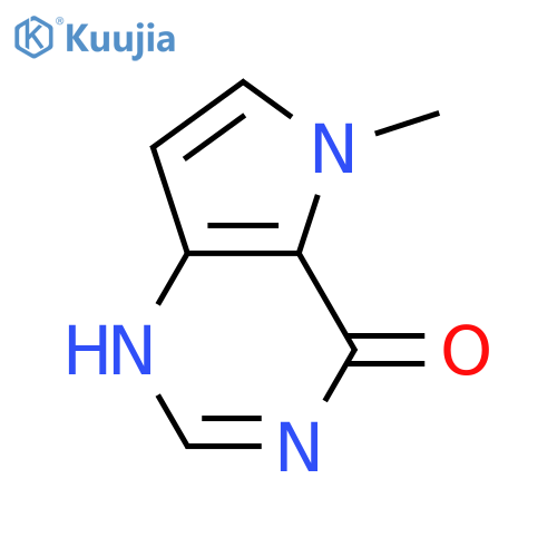 5-methyl-5H-pyrrolo[3,2-d]pyrimidin-4-ol structure