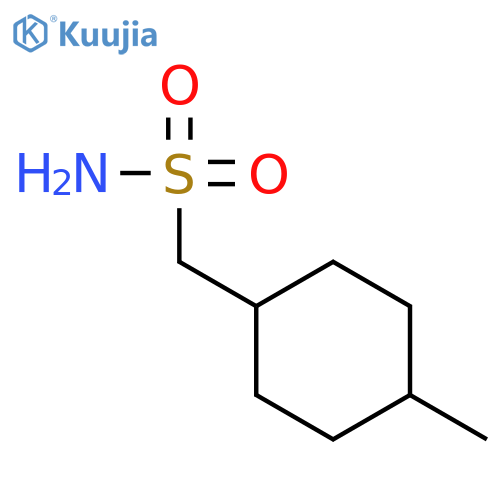 Cyclohexanemethanesulfonamide, 4-methyl- structure