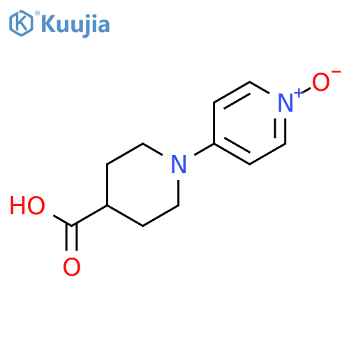 4-Piperidinecarboxylic acid, 1-(1-oxido-4-pyridinyl)- structure