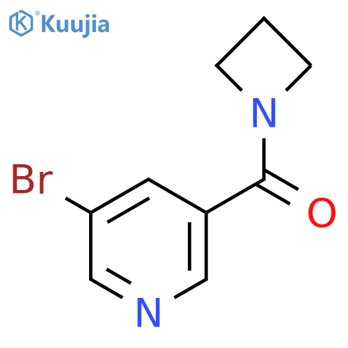 Methanone, 1-azetidinyl(5-bromo-3-pyridinyl)- structure