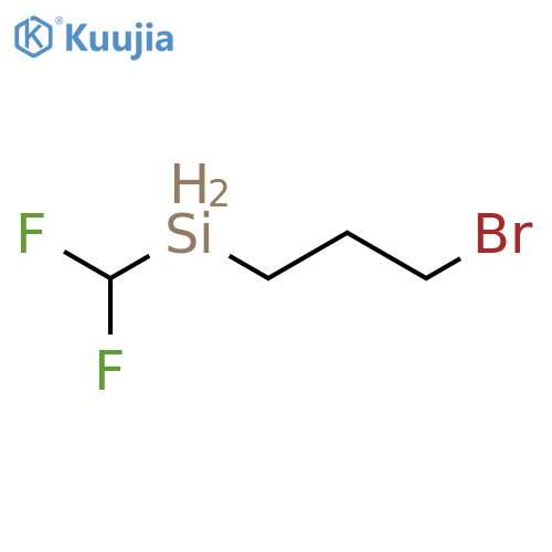 Silane, (3-bromopropyl)difluoromethyl- structure