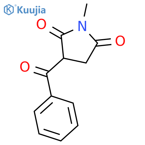 2,5-Pyrrolidinedione, 3-benzoyl-1-methyl- structure