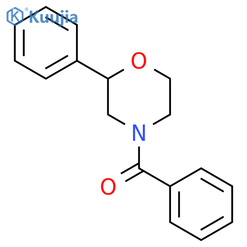 4-benzoyl-2-phenylmorpholine structure