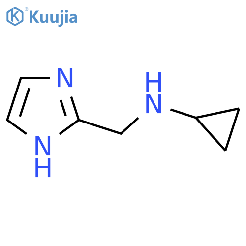N-(1H-imidazol-2-ylmethyl)cyclopropanamine dihydrochloride structure