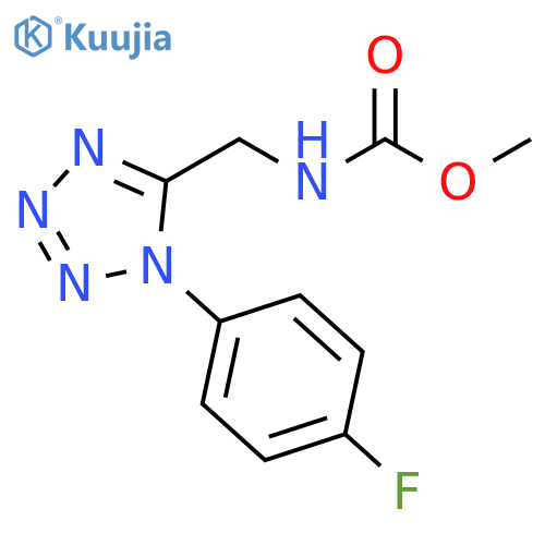 methyl N-{1-(4-fluorophenyl)-1H-1,2,3,4-tetrazol-5-ylmethyl}carbamate structure